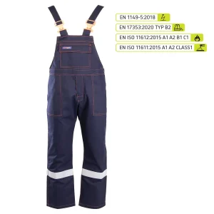 SPODNIE OGRODNICZKI ODBLASK PROFFLAM ANTISTATIC KAT.II