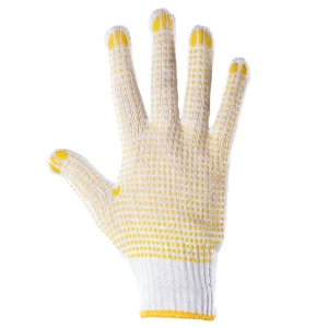 RĘKAWICE DZIANE NAKRAPIANE PCV OBUSTRONNIE kat. I     r10