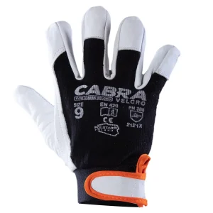 RĘKAWICE ROBOCZE WZMACNIANE CABRA VELCRO