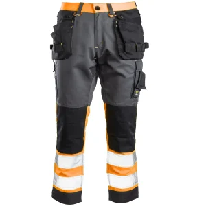 SPODNIE DO PASA POLSTAR SEVEN KINGS FLASH STALOWO/POMARAŃCZ KAT.II