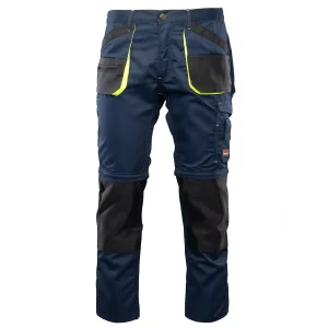 SPODNIE DO PASA POLSTAR BRIXTON PRACTICAL - ODPINANE NOGAWKI GRANAT/ŻÓŁTY